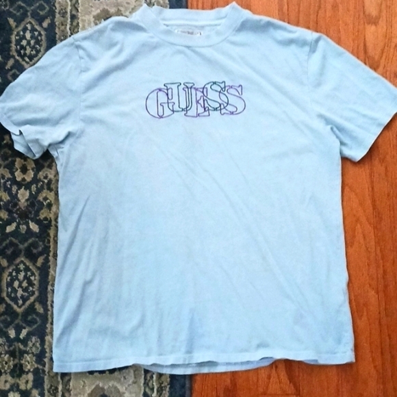Guess Originals Light Blue Tee - Picture 1 of 7